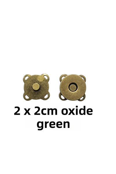 erdoğan hobi Magnetic Bag with Magnet Strut - 1 Piece Oxide Green Bag with Wallet Magnet Strut Wallet Closure