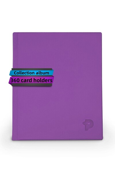 Pokscard CUSTOM PURPLE CARD ALBUM 360 CARD HOLDER (POKEMON - SOCCER Cards - P...
