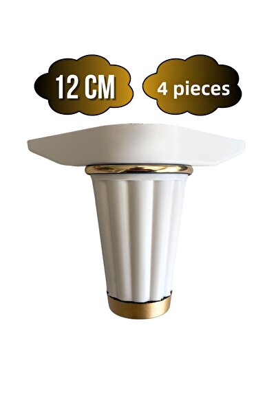 DSYapıAksesuar Babil 12cm picior din plastic pentru mobilier, masă și dulap (...