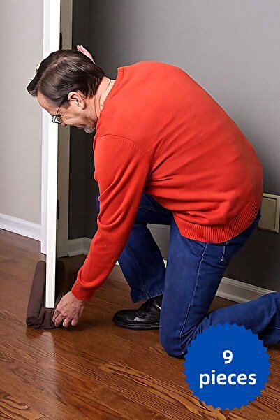 joseki 6 Pieces Under Door Windshield Dust Preventing Cold Wind Insulation Thermal Insulation Threshold Sponge Double Sided