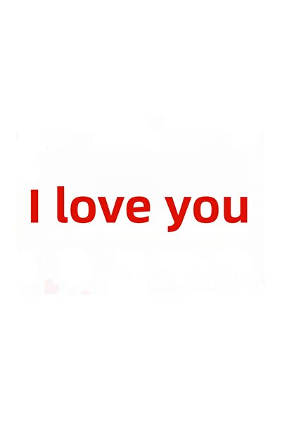 Adana Pasta Malzemeleri 16" I LOVE YOU FOIL BALLON RED