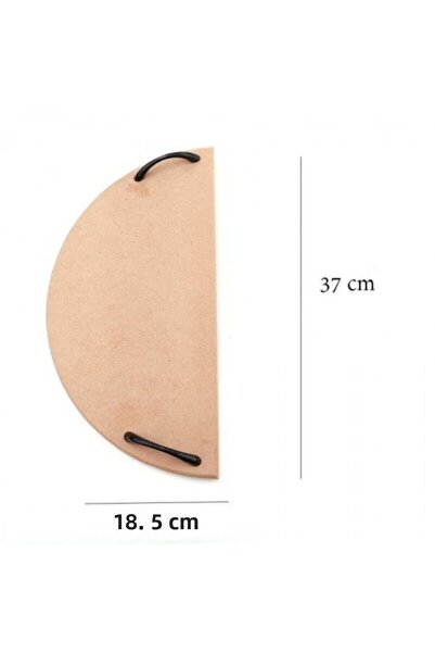 Ahşap صينية ليمون، صينية نصف دائرية