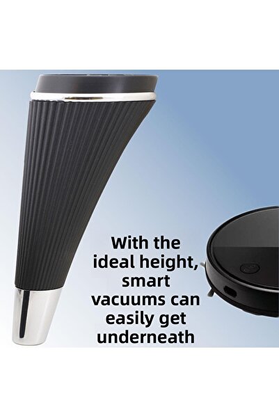 Badem10 Fier Mobilier de lux Canapea Unitate TV Consolă Fotoliu Scaun Picior 19 Cm Picioare Cromate Negre