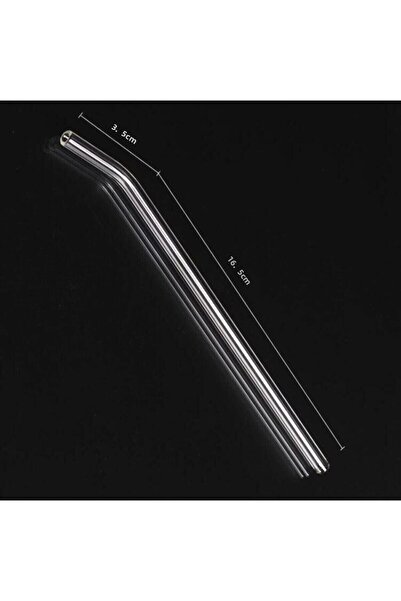 Go Aksesuar 4 Transparent Glass Pipettes Curved Glass Pipettes