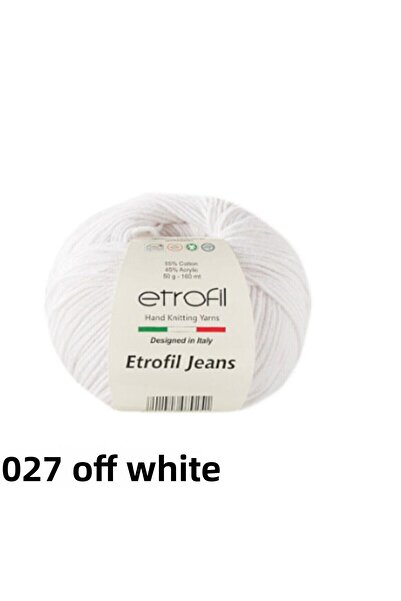 Etrofil جينز بانش وحبل أميجورومي - اللون رقم 027 أوف وايت-