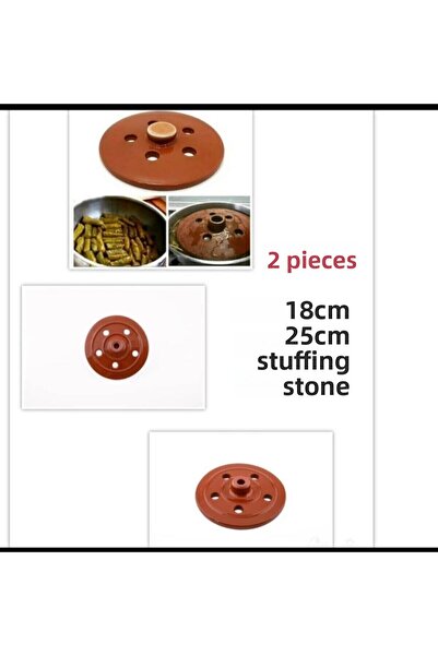 Çömlekçi حجر زجاجي مصقول بالكامل - قطعتان صغيرة ومتوسطة الحجم 18 سم - 22 سم