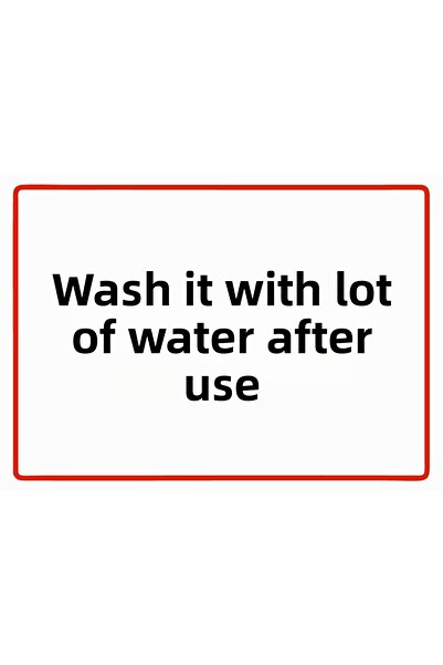 BBO REKLAM قم بتنظيفه على الفور إذا انتشار الطلاء المسحوق خارج المقصورة! لافتة تحذير PVC مقاس 50x70 سم