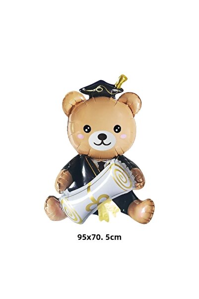 DÜVENCİ TİCARET رقائق التخرج مع بالون ديبلوماسي - الدب الخارجي