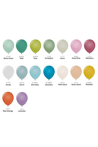 Partifabrik Colors Latex Balloon 12 Inch 100 Pcs