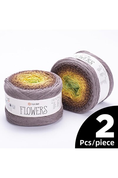 Yarnart رقم 317 زهور رخامية 2 قطعة