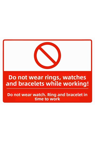 ZiPrinter لا ترتدي ساعة أو سوار! لا ترتدي الساعة، أو الإسورة، أو الخاتم، أو ع...