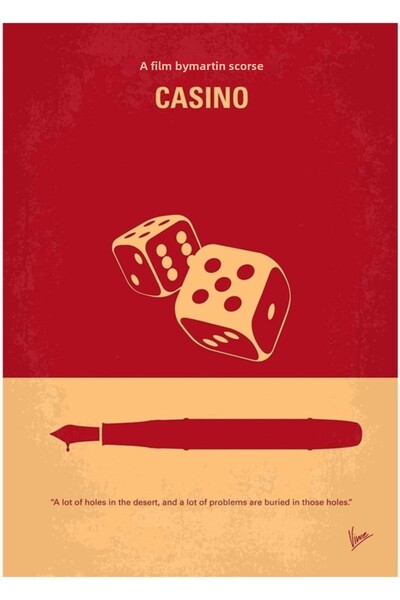 Universal No348- Poster decorativ din lemn cu tematică de cazinou