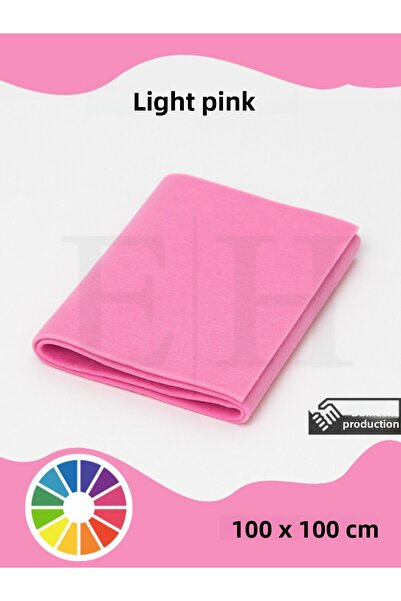 EUROLUXE 1 Meter Pink Colored Metrolic Thin Felt - Activity Felt