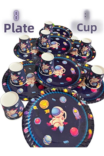 partyrüyası Set de petrecere cu farfurii și pahare din hârtie cu tematică Spa...