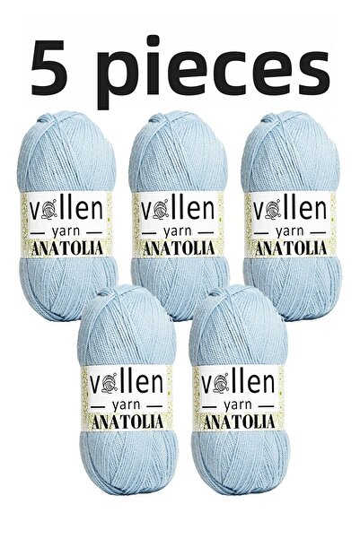 vollen yarn سلسلة محبوكة يدويًا من Anatolia - سترة صوفية وبنطلون وبطانية