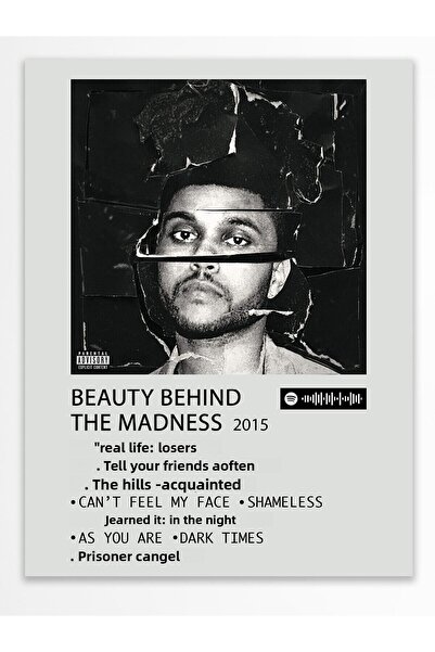 Postifull Αφίσα άλμπουμ Polaroid συμβατή με Spotify - Διακόσμηση τοίχου - Χαρ...