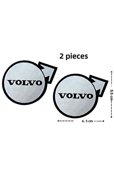 Megas Etiket شعار فولفو المنسوج الملتصق بالحديد