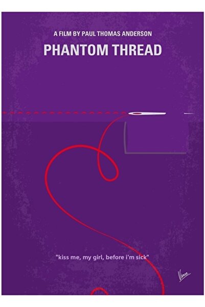 Universal No904 My Phantom Thread Tablo Poster decorativ din lemn