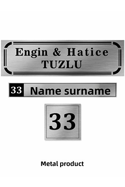 sıradışıhediyem Etichetă pentru ușă Numărul ușii Etichetă pentru cutia poștal...