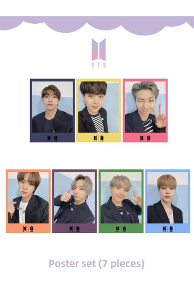 BTS Σετ αφίσας ''Army Fun Club'' (7 τεμάχια)