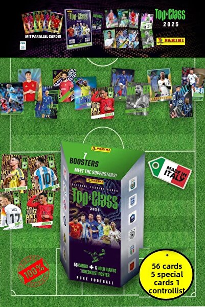 TOYFEST بانيني توب كلاس 2025 بلاستر كارت 1 صندوق 56 كارت