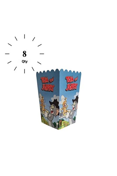 PartAntalya Кутия с 8 царевица и чипс с герои от Том и Джери