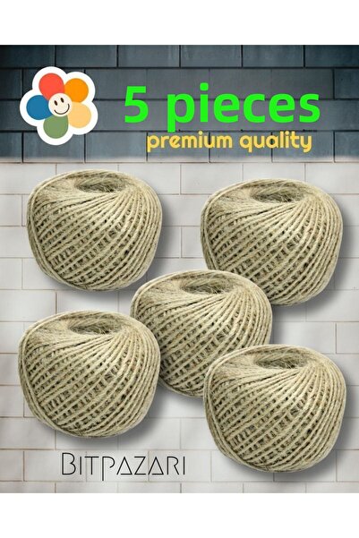 izmir Bitpazarı 5 bucăți de frânghie de iută - frânghie de frânghie - frânghi...