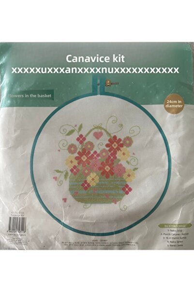 Tuva Kit pentru punct de cruce „Flori în coș”