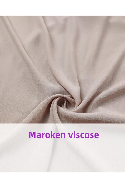 Kumaş Parça Viscoză marocană în culoarea roz deschis cenușiuL: 120 cm