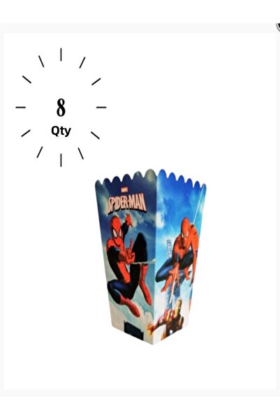 Ebru Spiderman Corn Box 8 Pieces