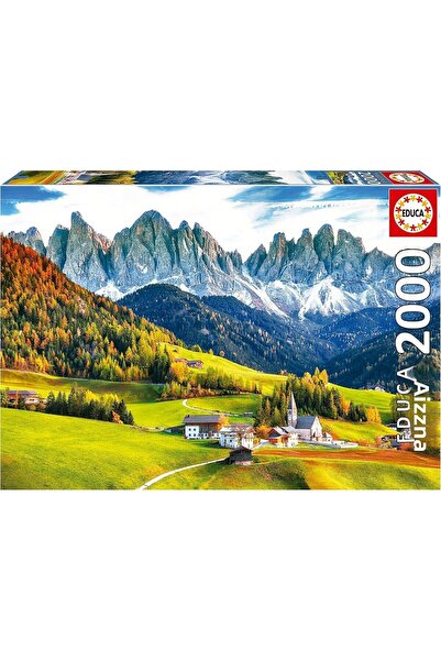 Educa Puzzle Educa 2000 Parçalı Dolomitlerde Sonbahar Puzzle - 19566 - Toamna...