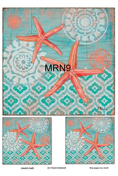 LİNEART Brass Decopage Paper No:Mrn9 - 29X42Cm