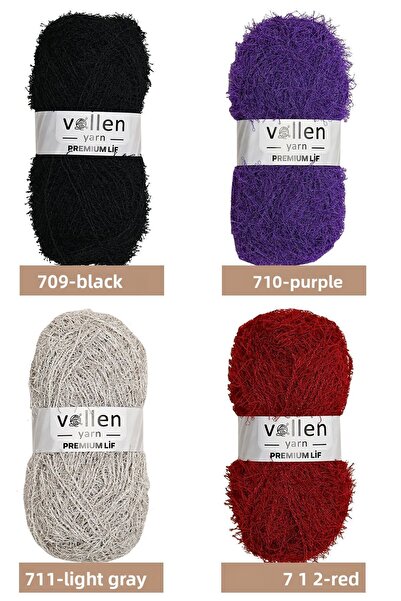 vollen yarn Σχοινί πλυντηρίου ρούχων Premium, σχοινί με κρόσσια, σχοινί πλεκτό στο χέρι, σχοινί πλυντηρίου ρούχων, γκρι