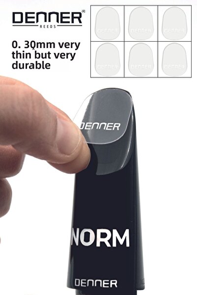 Denner 6 прозрачни мундщуци за кларинет - 0,30 мм