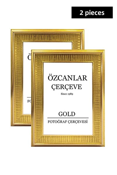 ÖZCANLAR ÇERÇEVE Empty Frame Picture Frame Memory Frame Frame Gold Frame Black Frame White Frame 2 Pieces