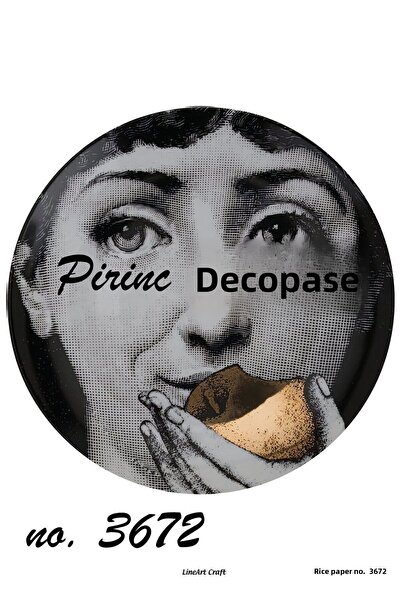 LİNEART ورق ديكوباج نحاسي Lineart رقم: L3672 - 29x42 سم