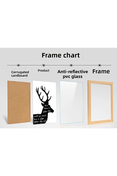 Mirglart 30mm White Document Lawyer License Frame with PVC Glass - 48 x 33 cm