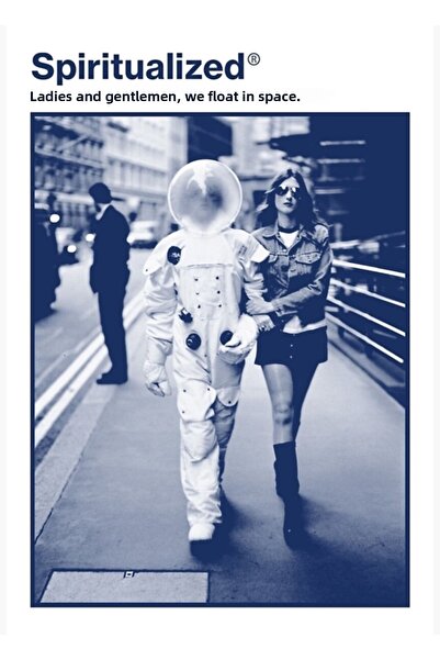 Universal Spiritualized // Jason Spaceman Tablo Ahşap Poster Decorativ
