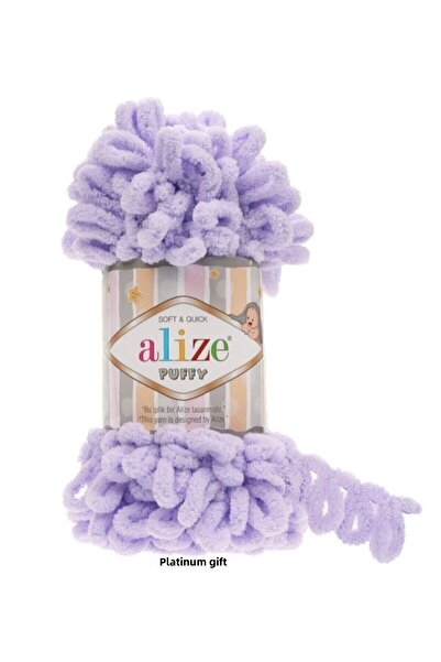 Alize (5 bucăți) 146 fire de tricotat manual liliac Papuci pătură ață de păr ...