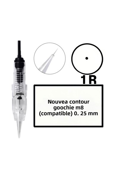 H RUN GLOBAL 1 bucată (Nouvea Contour-Goochie M8 compatibil-0,25 mm-R1) Cartu...