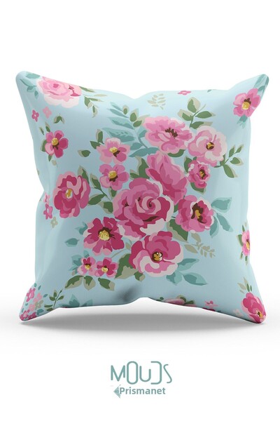 Moud's Double Sided Printed Madame Spring Patterned Single Throw Pillow Case