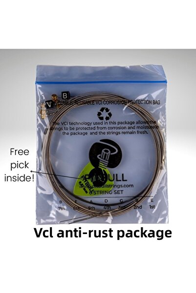 Pitbull Strings Gold Series Electric Guitar String Set of 3 (Wire Winder 4 Pena Hat) Geg 10-52 Lthb 3P Ssc