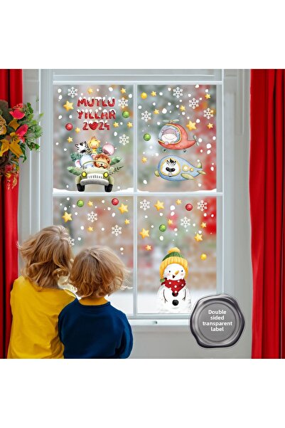 AlyMarkt New Year's Children's Room - Snowman, Airplane Helicopter and Cute A...