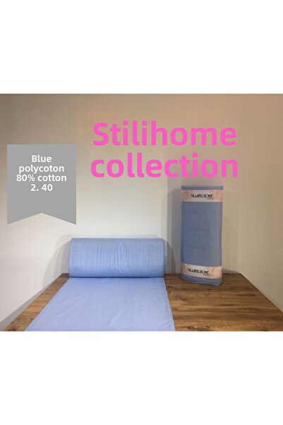 Gasel Home غطاء لحاف قماش بلون واحد مقاس 100 × 240 سم