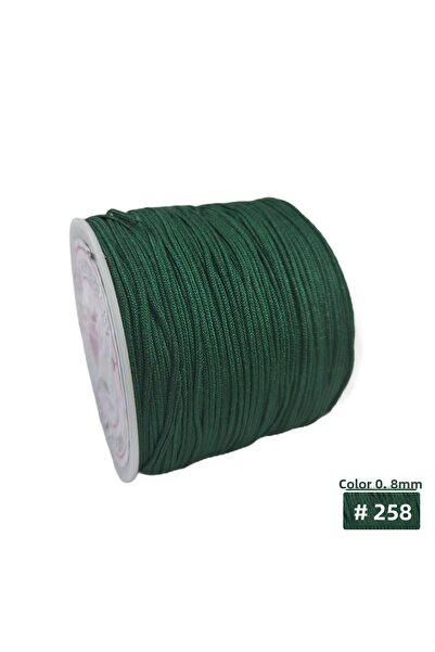 Getshop Alışveriş Pazarı قلادة خيط سوار خيط المظلة 50 متر 0.8 مم أصناف الألوان