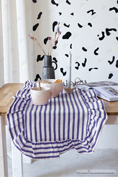 lemsel 40x125 سم خمر كشكش الكتان القطن عداء