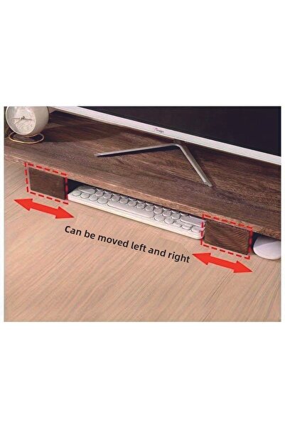 Tiydem Solid Natural Wood Monitor Riser Monitor Stand Monitor Stand (70 X25 cm)