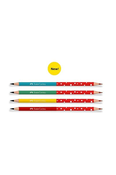 Faber Castell قلم رصاص ذو وجهين - 4 قطع