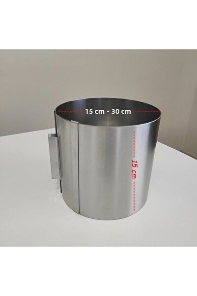 Pastafarms قالب كيك إسفنجي قابل للتعديل مقاس 15 سم من الفولاذ المقاوم للصدأ، ...