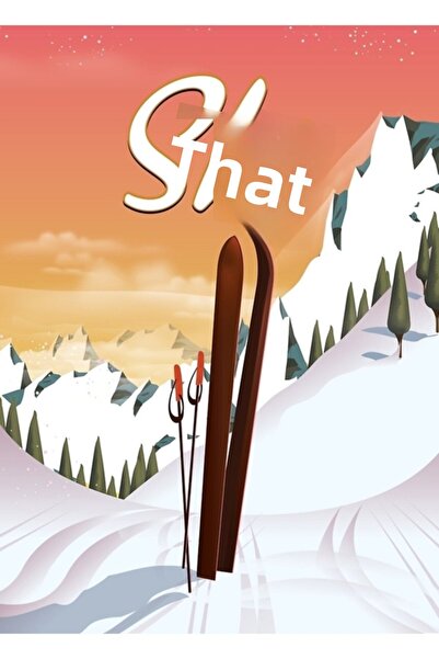 Universal Poster cu caiac, tablou decorativ din lemn